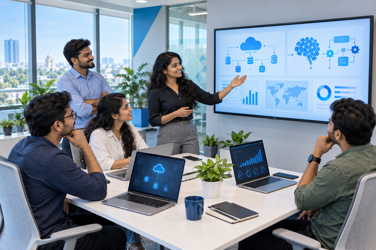 Chennai Azure product engineering team planning cloud AI and data delivery
